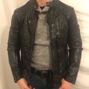 💥 Black Faux Leather Jacket 💥